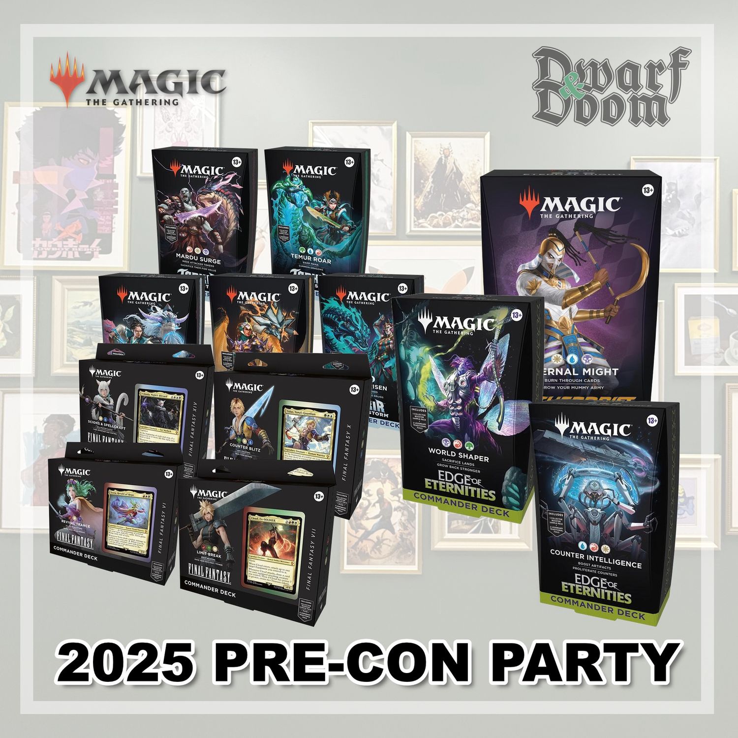 2025 Commander Pre-Con Party