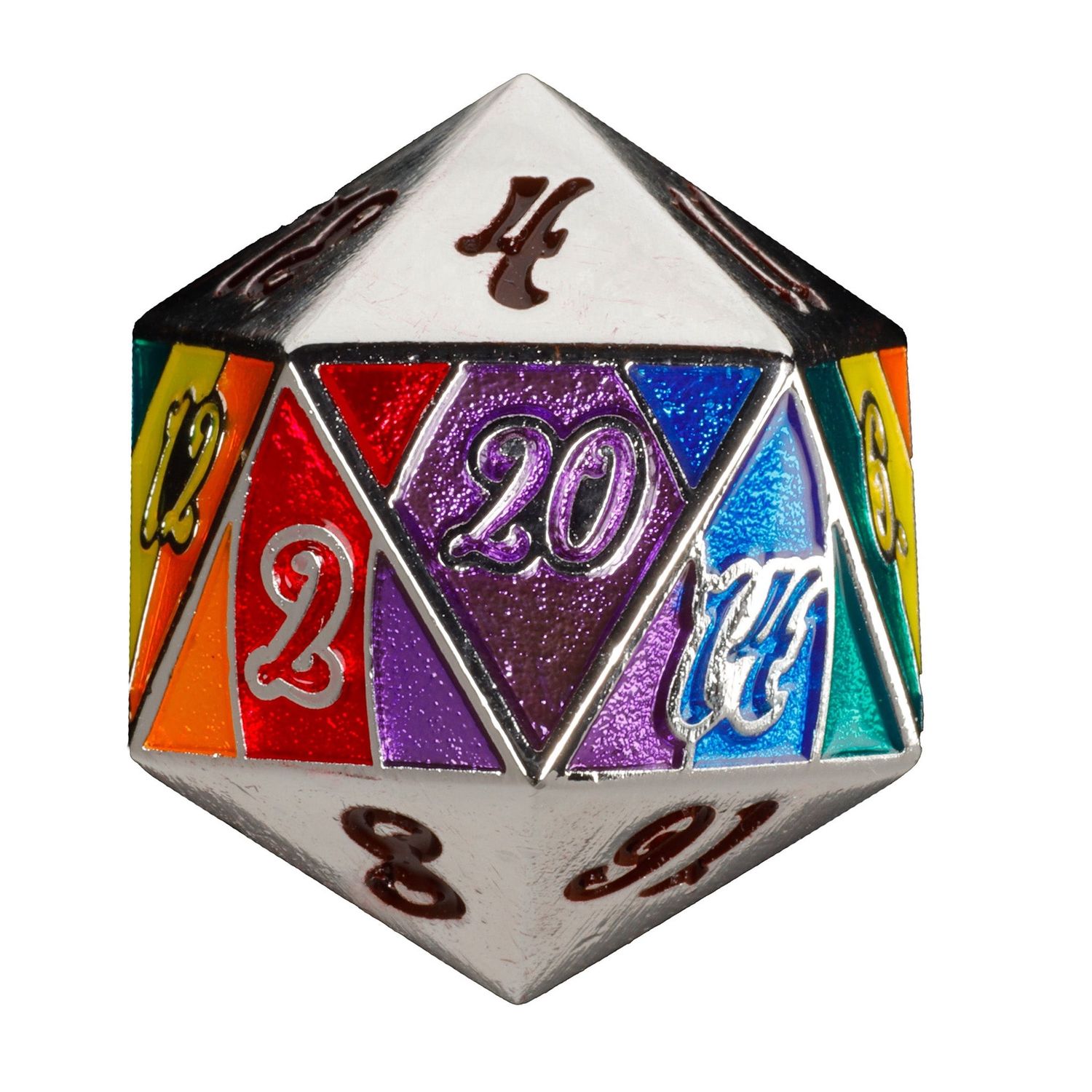 Horizon Dire d20, Color: Rainbow Pride