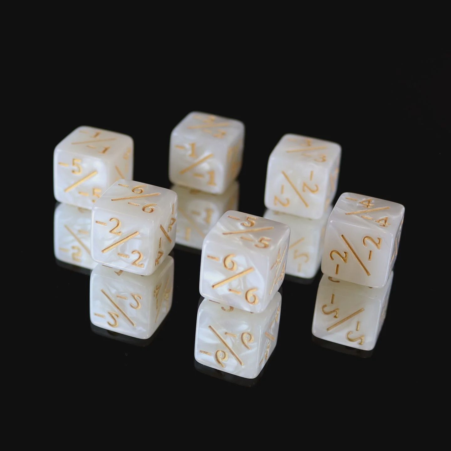 Spindown Counters / Negative Power Pack, Color: White