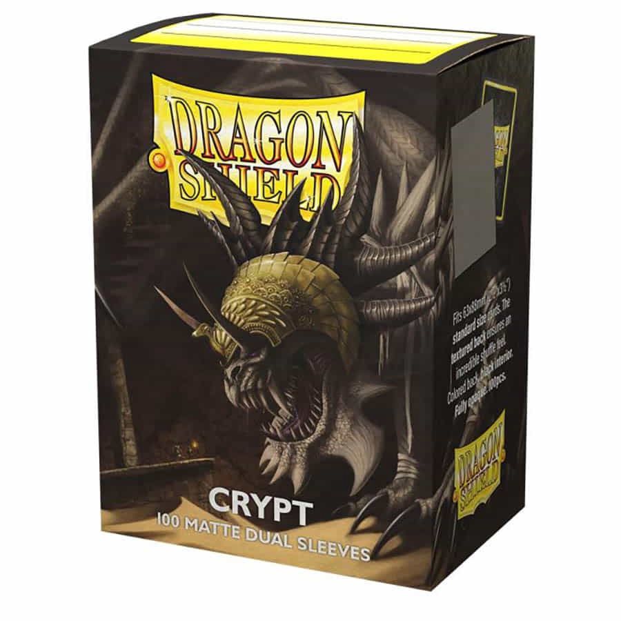 Dragon Shield Sleeves: Standard Matte Dual [100CT], Color: Crypt