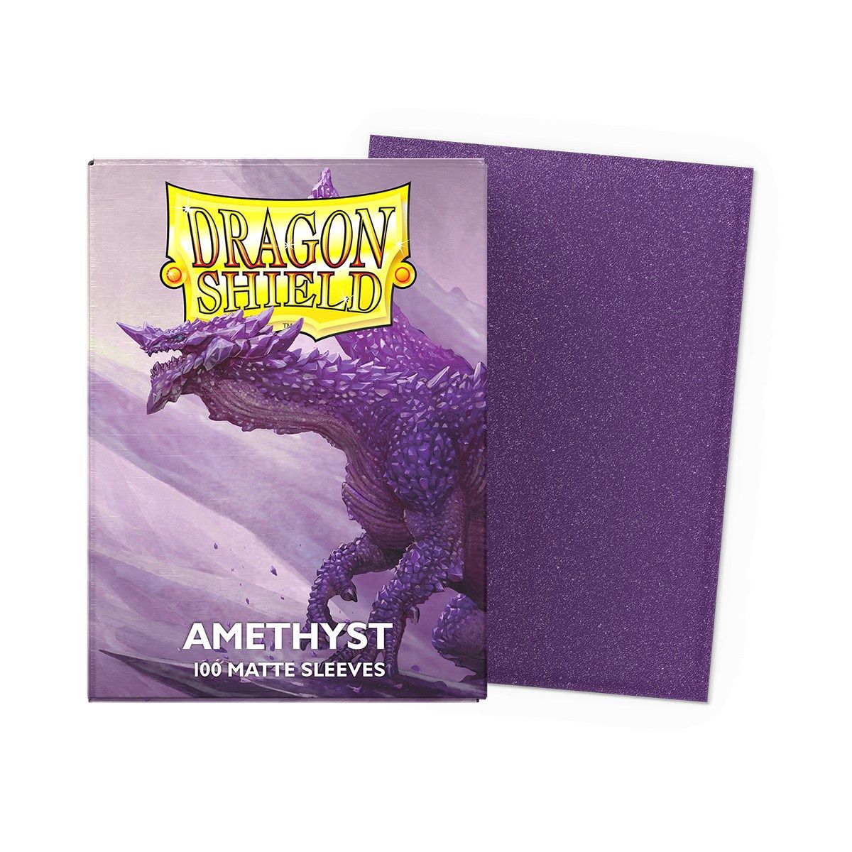 Dragon Shield Sleeves: Standard Matte [100CT], Color: Amethyst