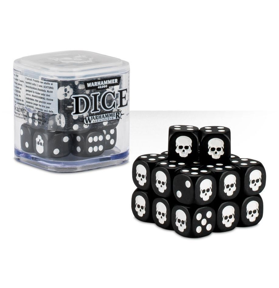Citadel 12mm Dice Cube, Color: Black