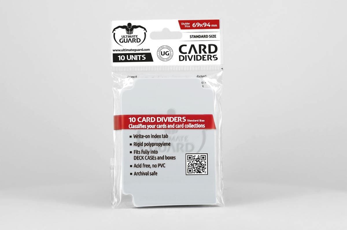 Card Dividers - Standard Size, Color: Transparent