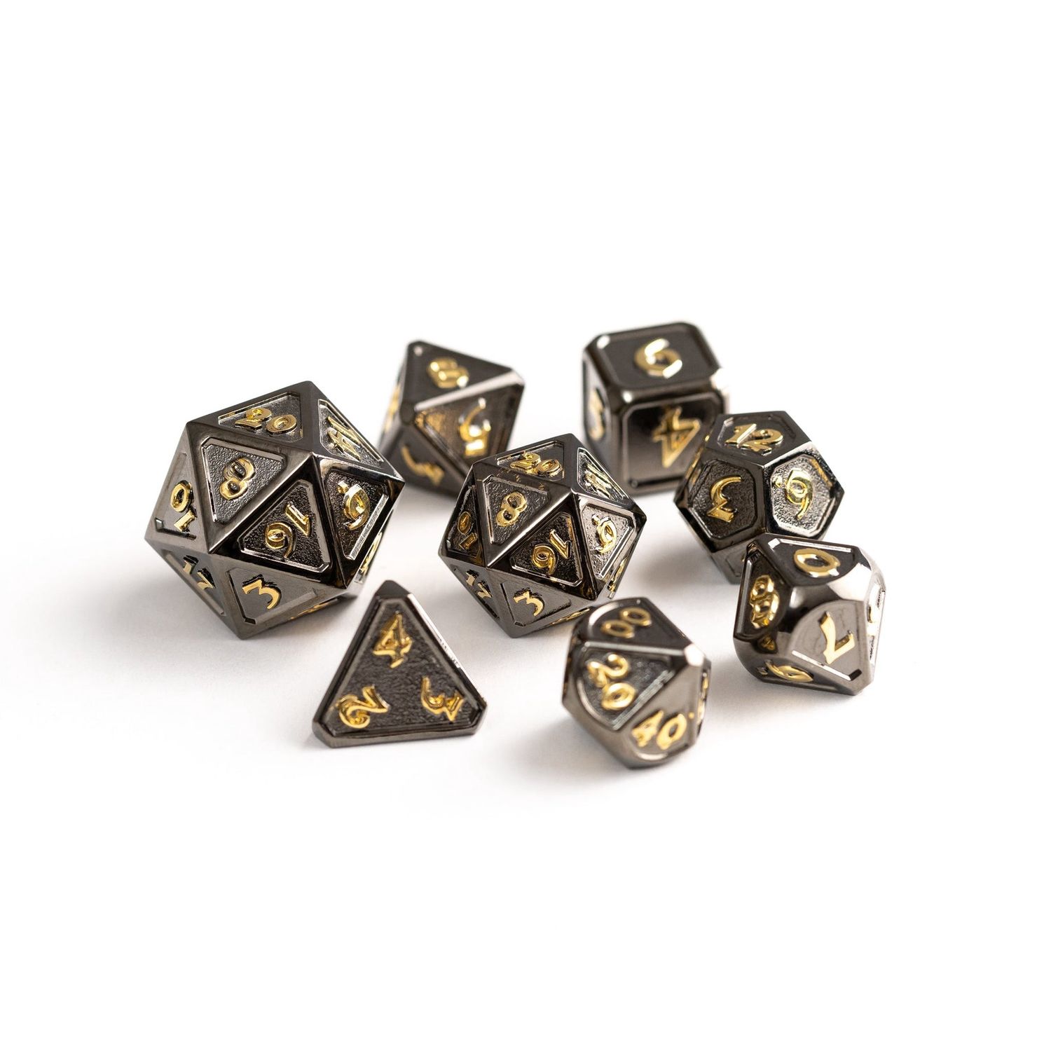 Die Hard - 8pc RPG Dice Set, Color: Mythica Shadowcrown