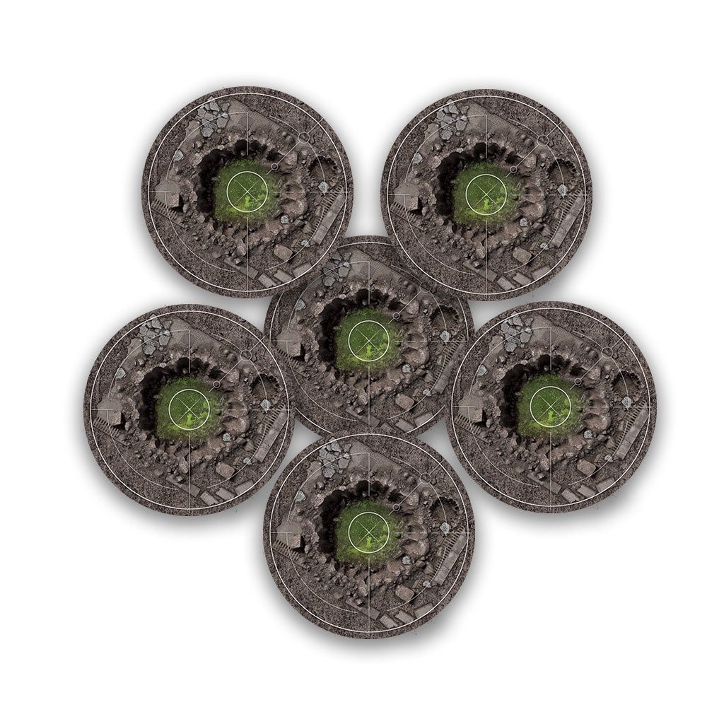 Wargaming Objective Markers, Variant: Rubble