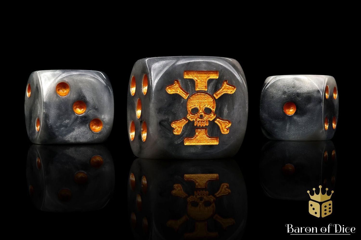 Wargaming Dice - Square Corners, Variant: Inquisition Order