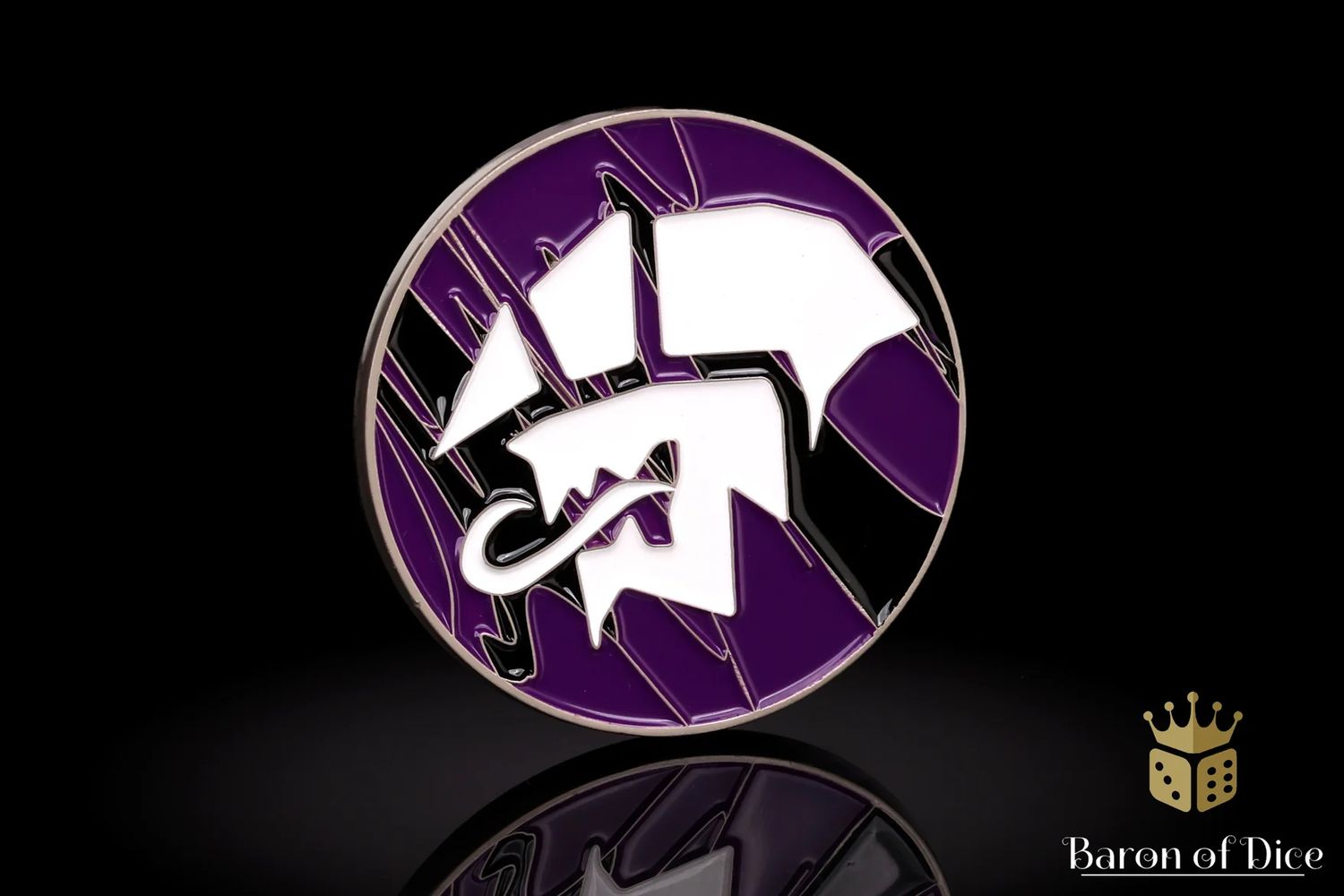 40mm Objective Coins, Variant: Alien - Purple