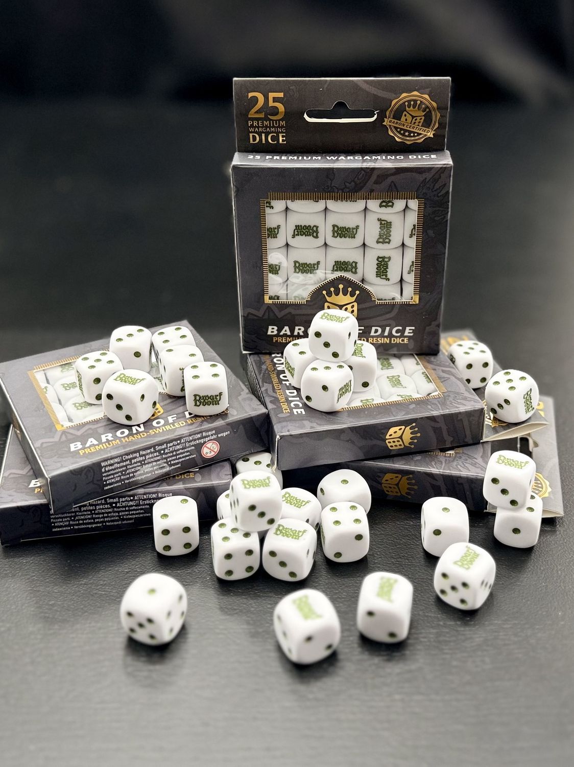 Dwarf &amp; Doom 16mm Dice [Rounded Edge]