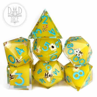DND - 7pc RPG Dice Set (Handmade)