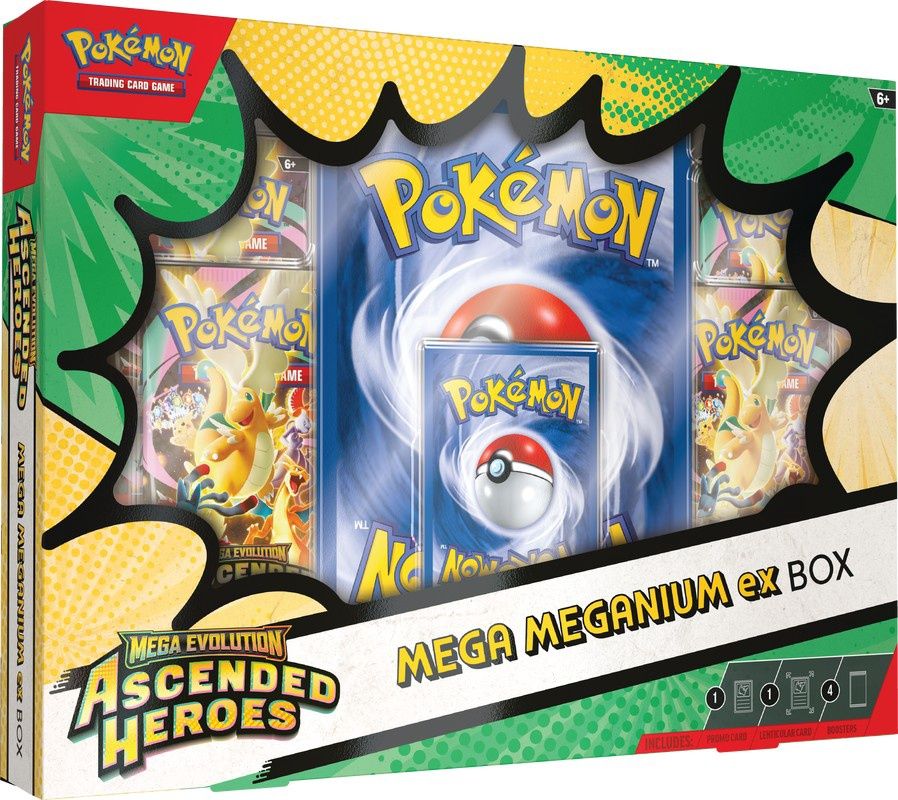 Pre-Order: ME2.5 Ascended Heroes Mega ex Box, Variant: Mega Meganium ex