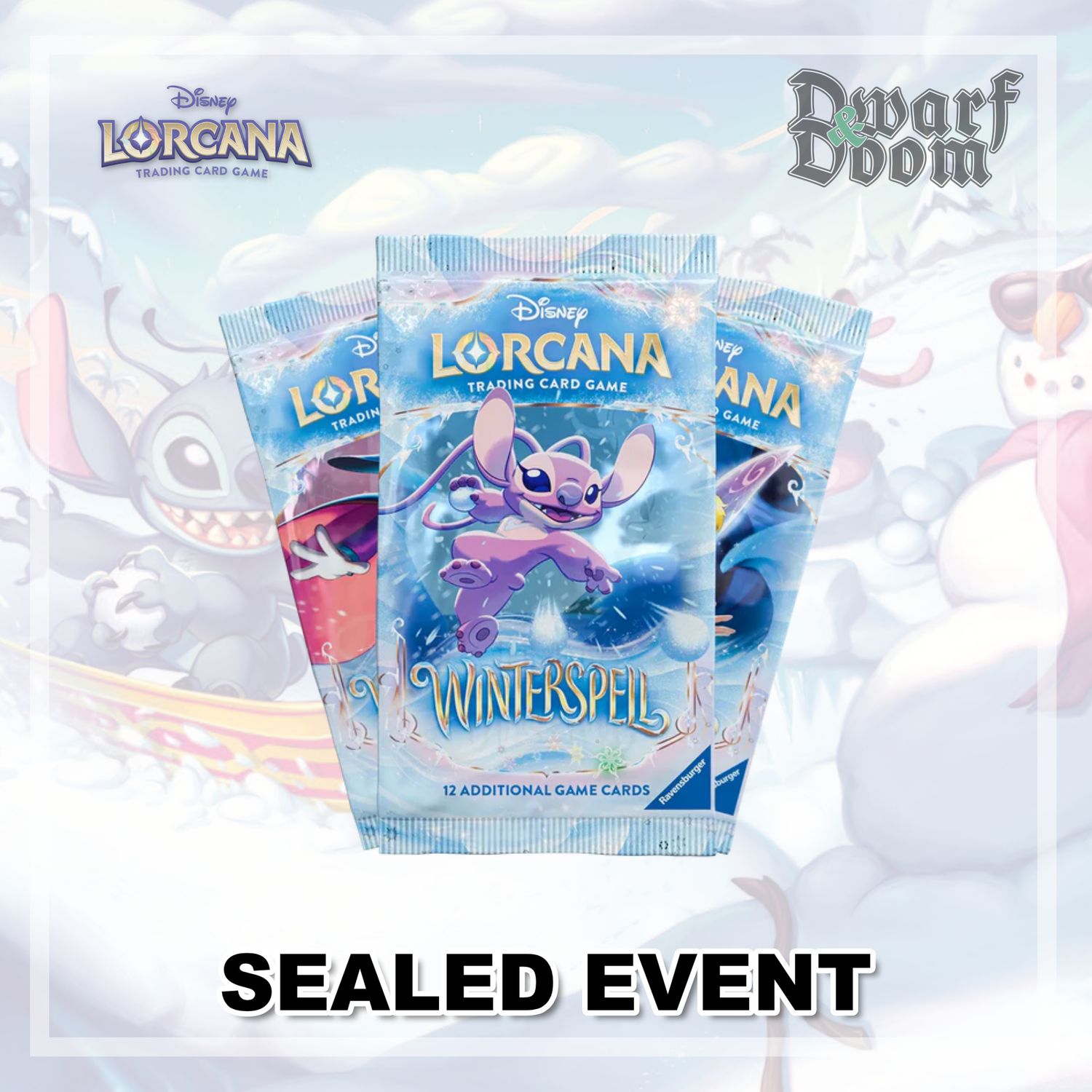 Lorcana: Winterspell Sealed Event, Date: March 1st, 2026