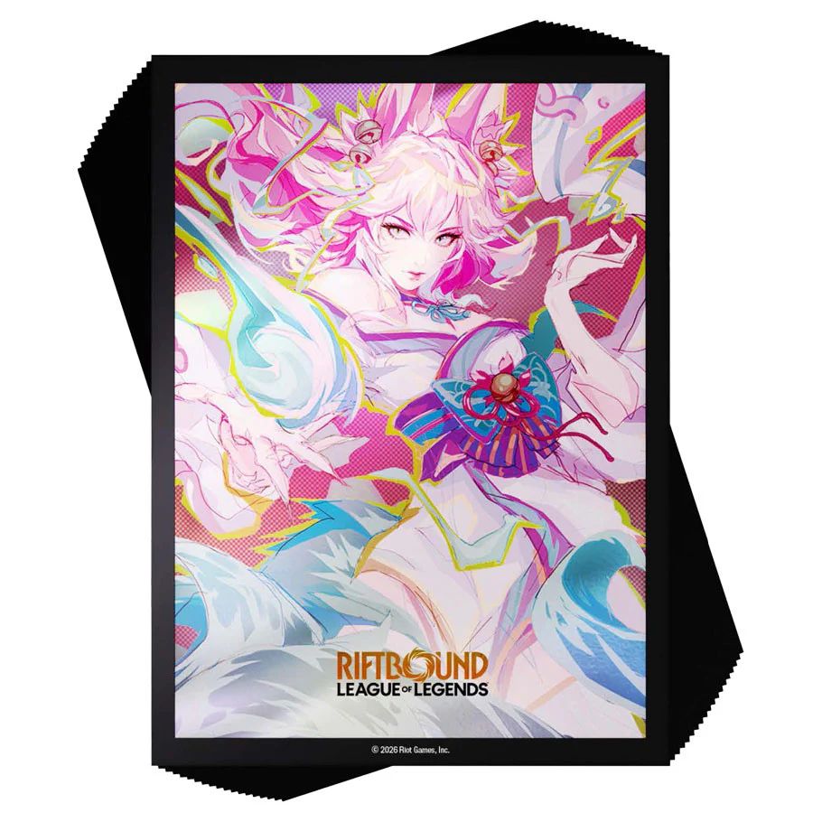 Riftbound: Spiritforged Sleeves [100 Count], Variant: Spirit Blossom Ahri
