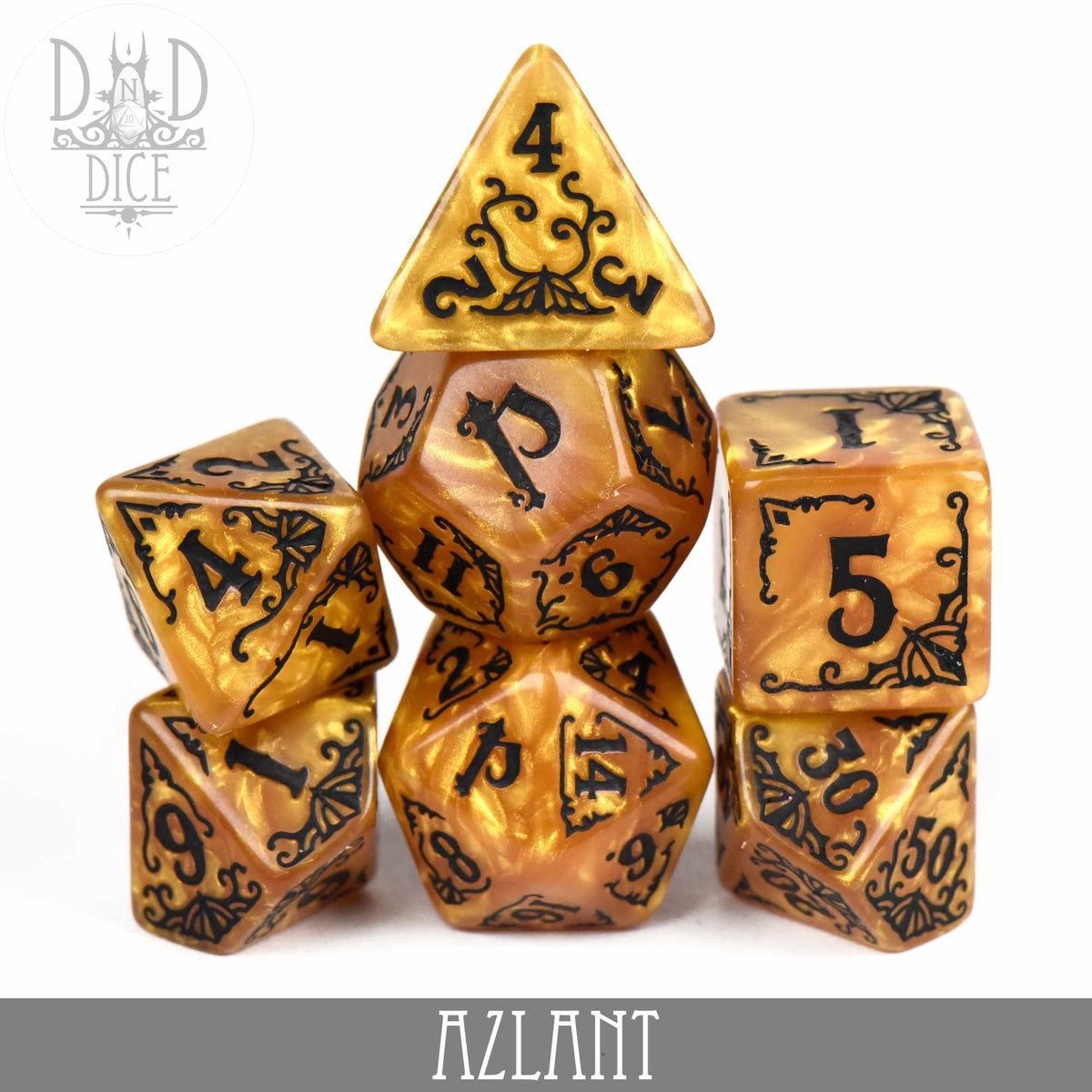 Pathfinder Dice Set, Color: Azlant