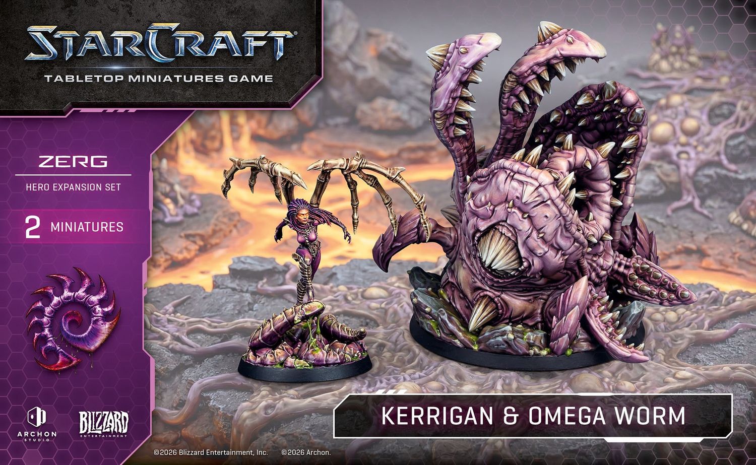 Zerg: Kerrigan & Omega Worm Zerg: Kerrigan & Omega Worm