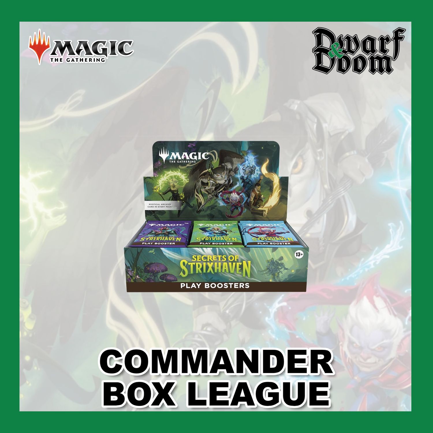 Secrets of Strixhaven Commander Box League