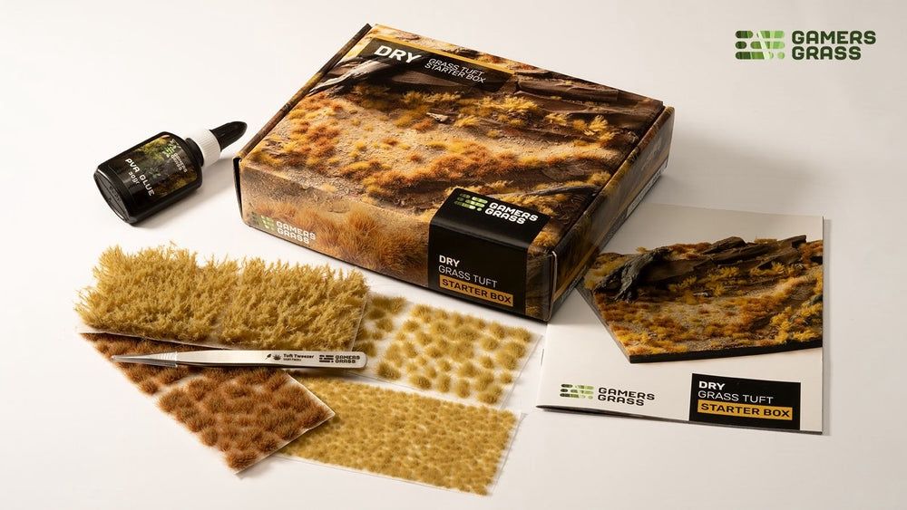 Tuft Starter Box, Color: Dry Grass