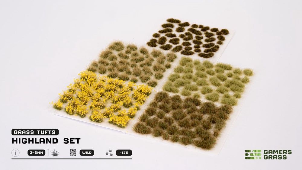 Grass Tuft Set, Color: Highland