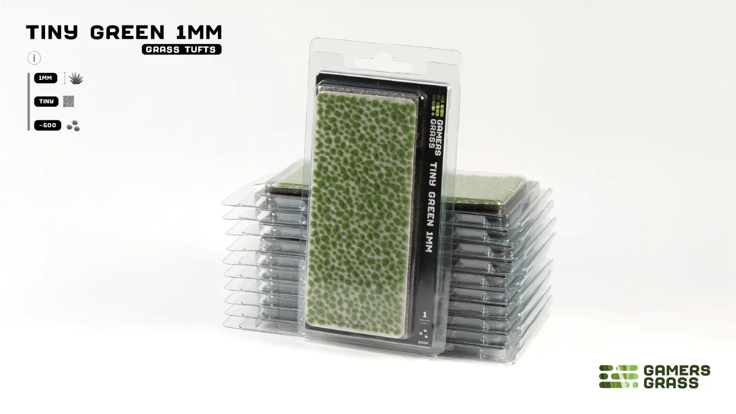 Tiny Tufts, Color: Green (1mm)