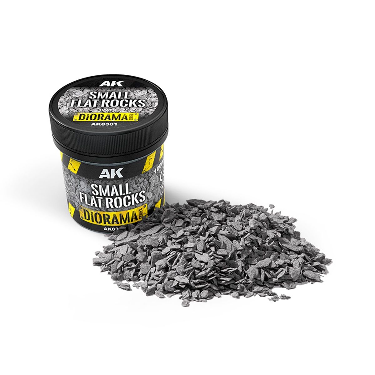 AK Interactive - Diorama Series, Color: Small Flat Rocks