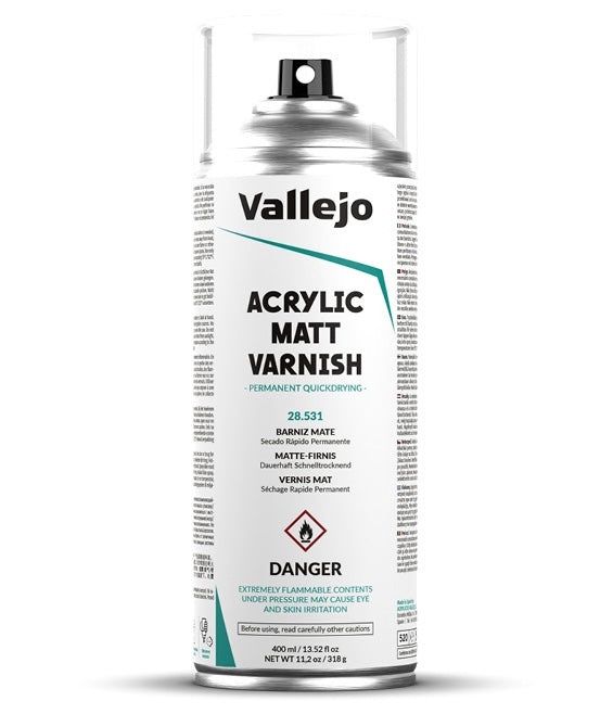 Spray Acrylic Matt Varnish