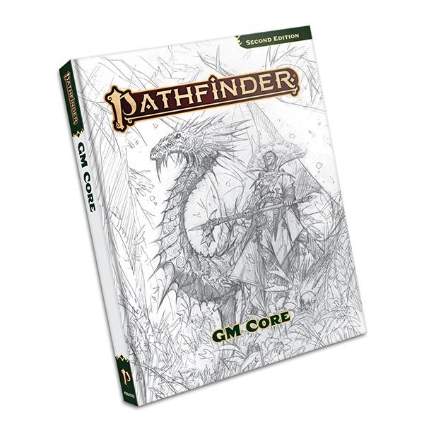 Pathfinder RPG, 2e: GM Core Remastered, Variant: Sketch Cover
