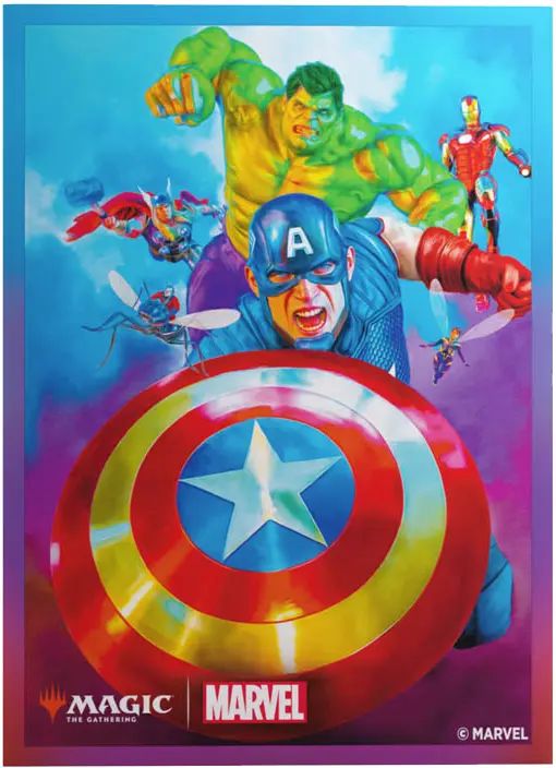 Marvel Super Heroes Art Sleeves, Variant: Captain America, Team Leader