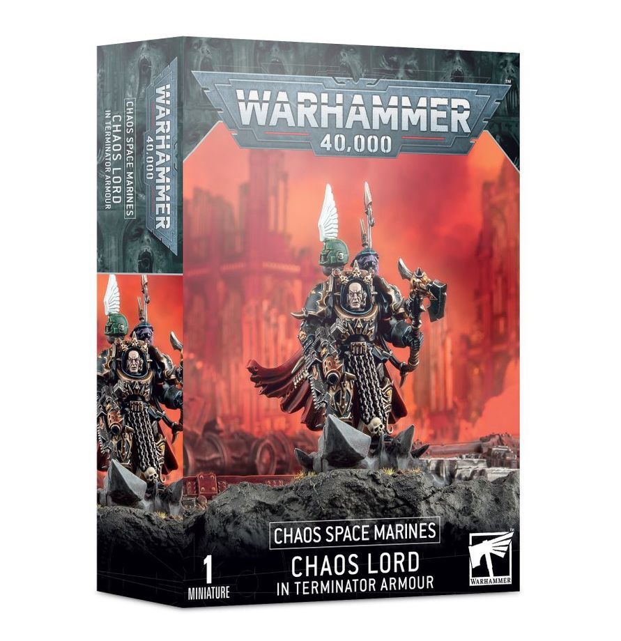 Chaos Space Marines: Sorcerer/Chaos Lord in Terminator Armour