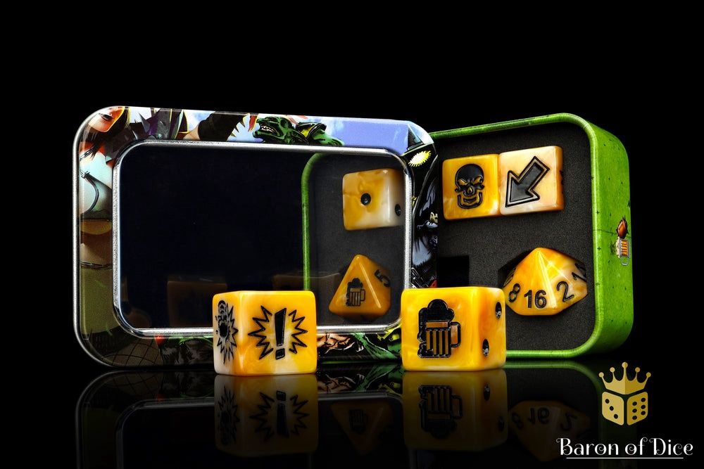 Go for Gold - Bloody Football Dice, Variant: Beer