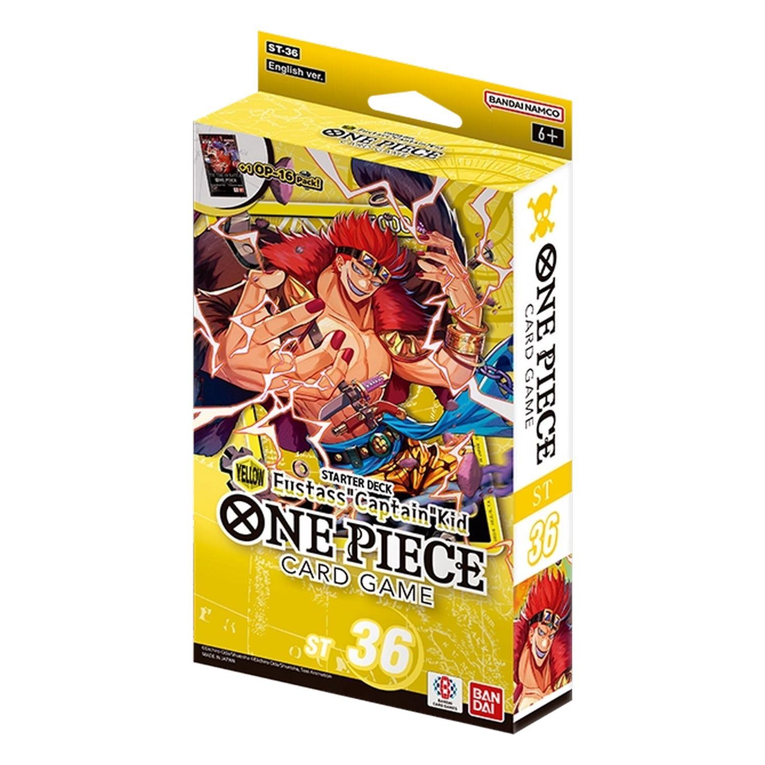 Starter Deck 36: YELLOW Eustass”Captain”Kid Display (ST-36)