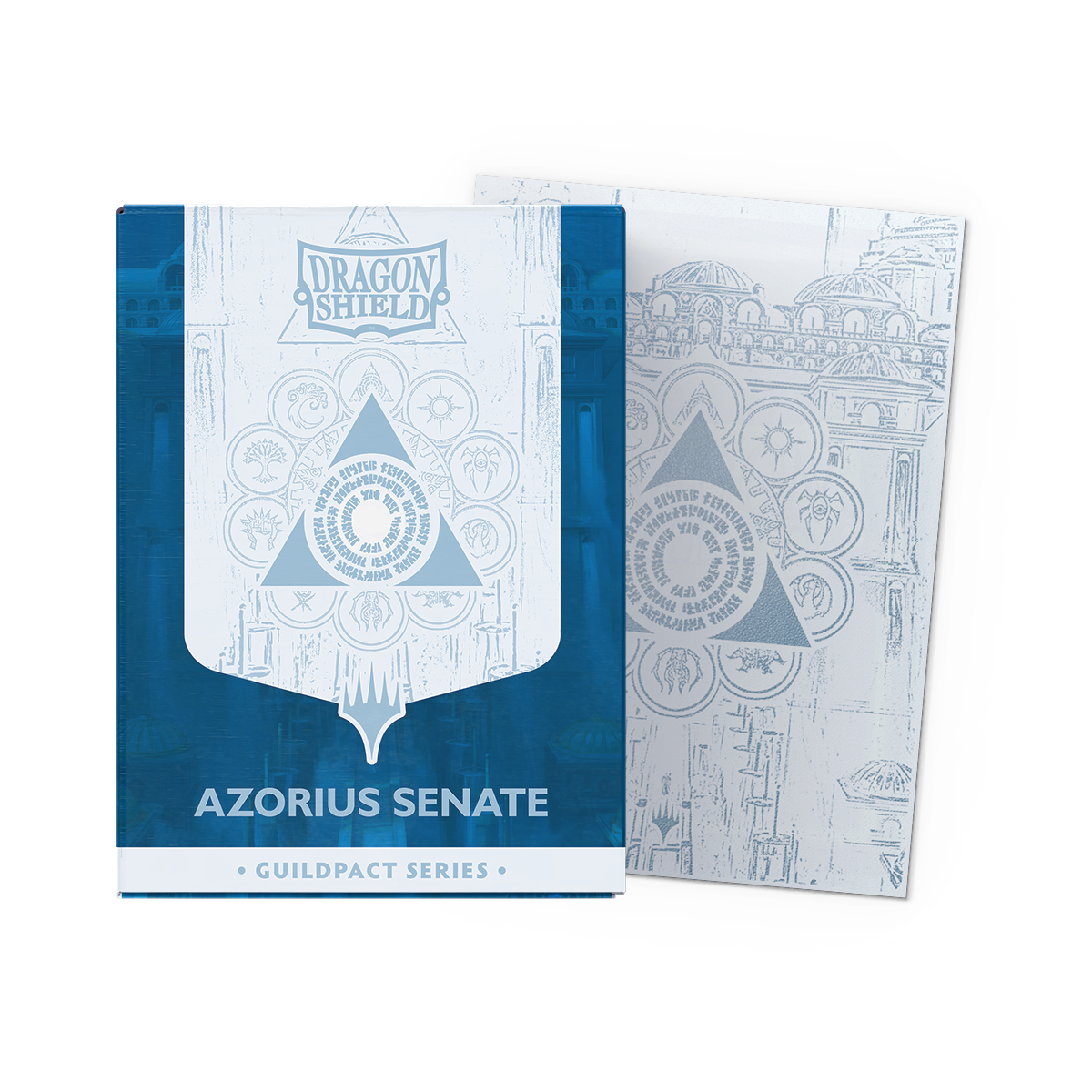 Dragon Shield Sleeves: GuildPact [100CT], Variant: Azorius Senate