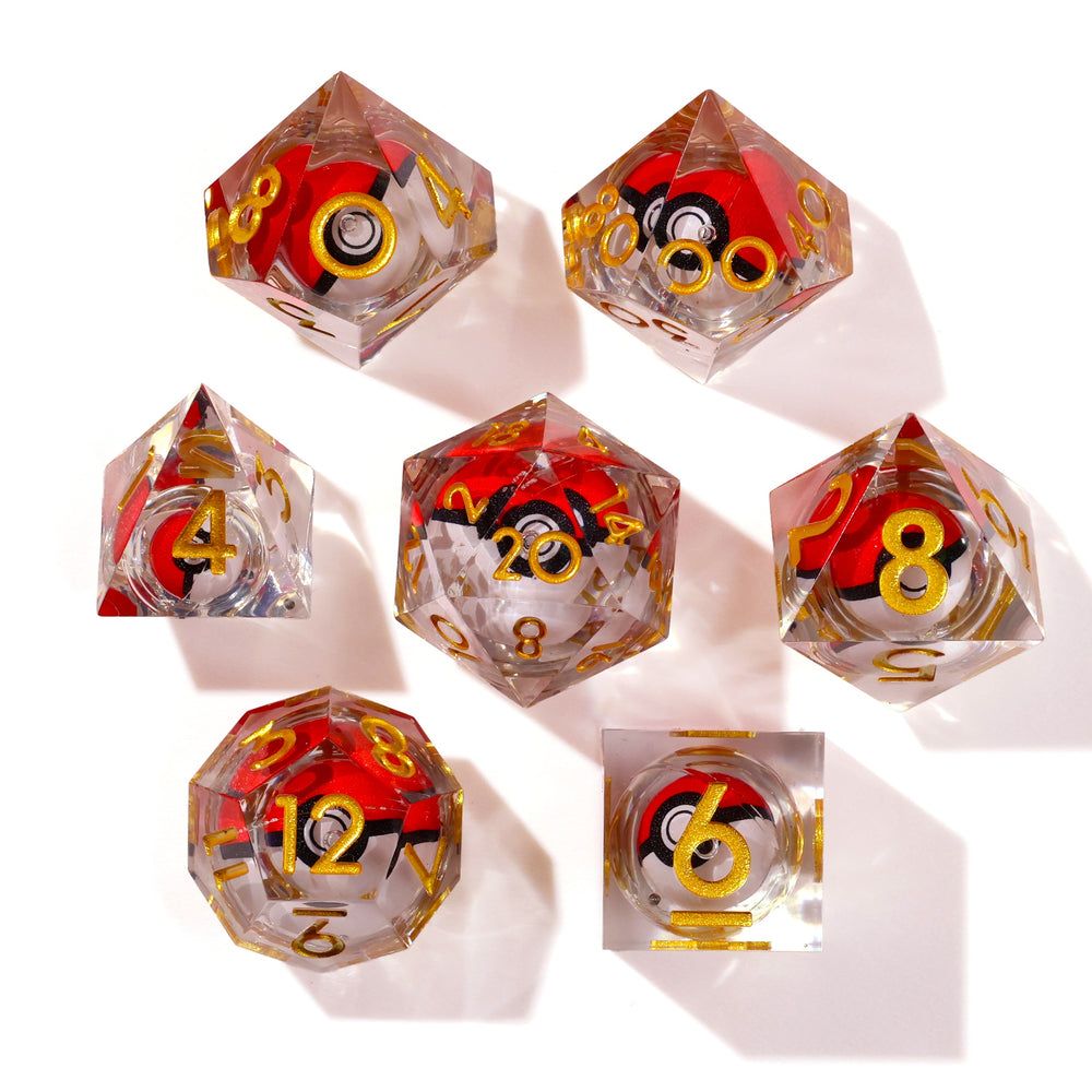 I Choose You! Liquid Core RPG Dice Set