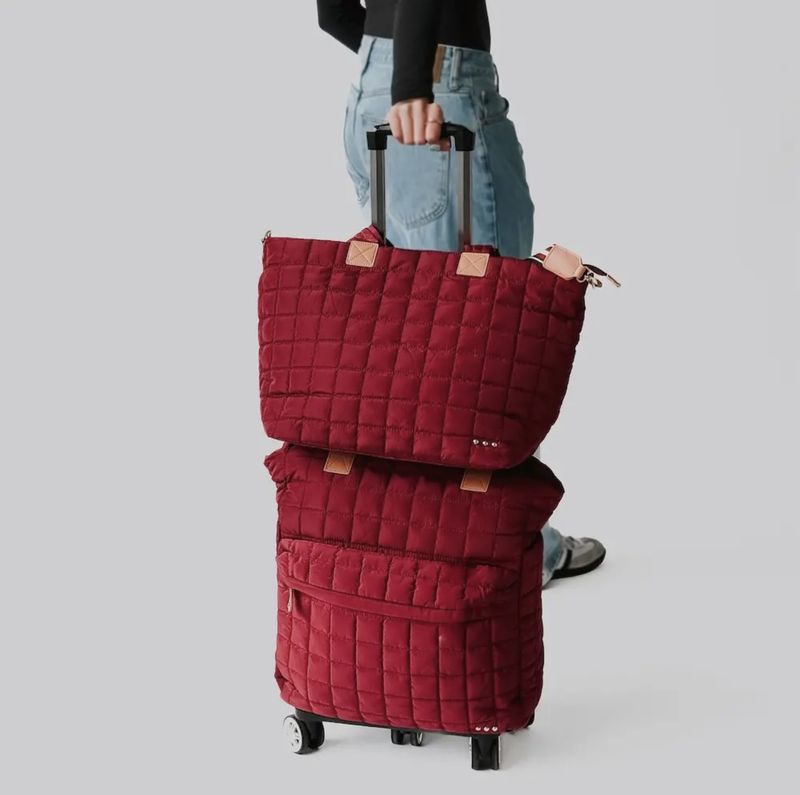 Tenley Quilted Tote Roller Bag