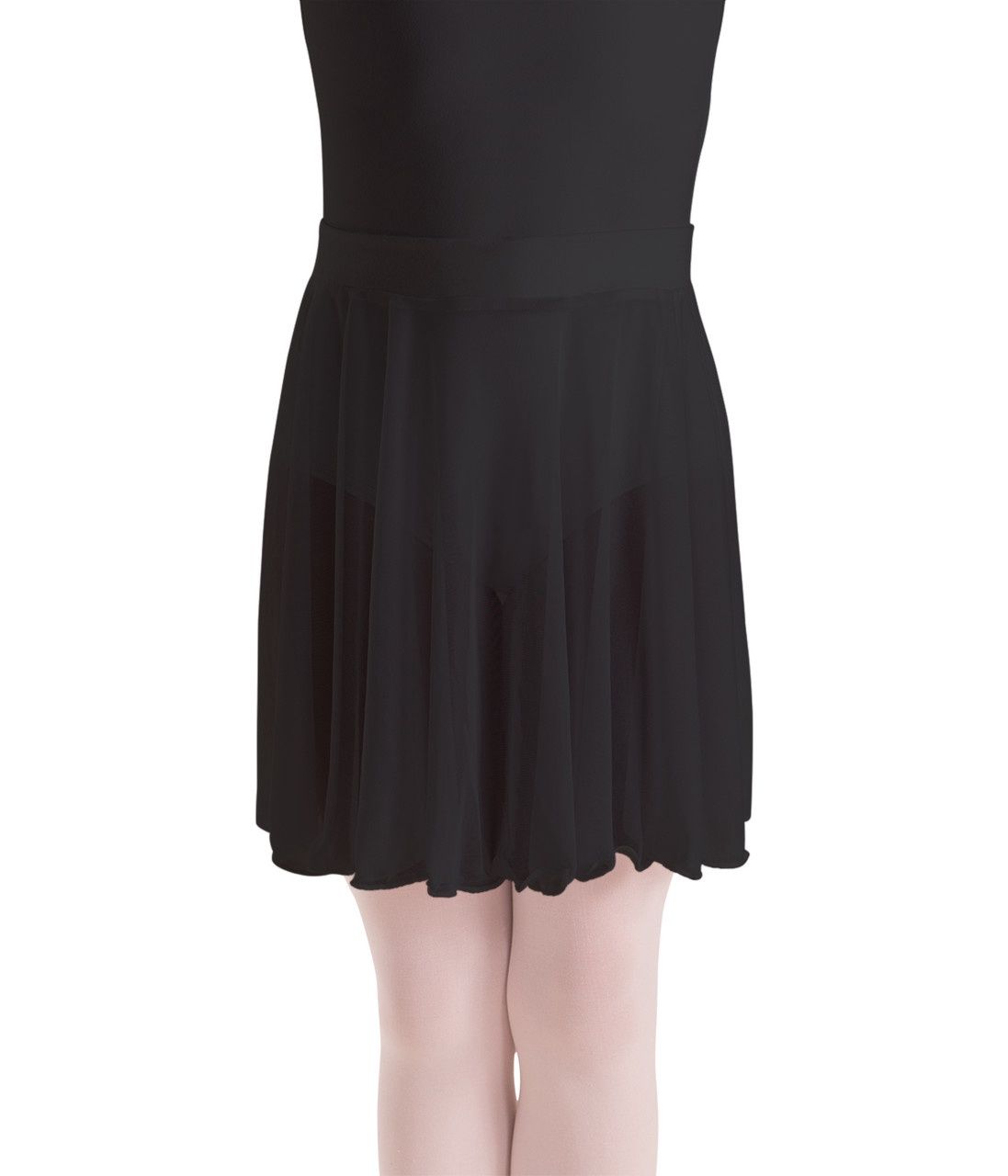 Pull-On Circle Skirt, Color: Black, Size: Child S