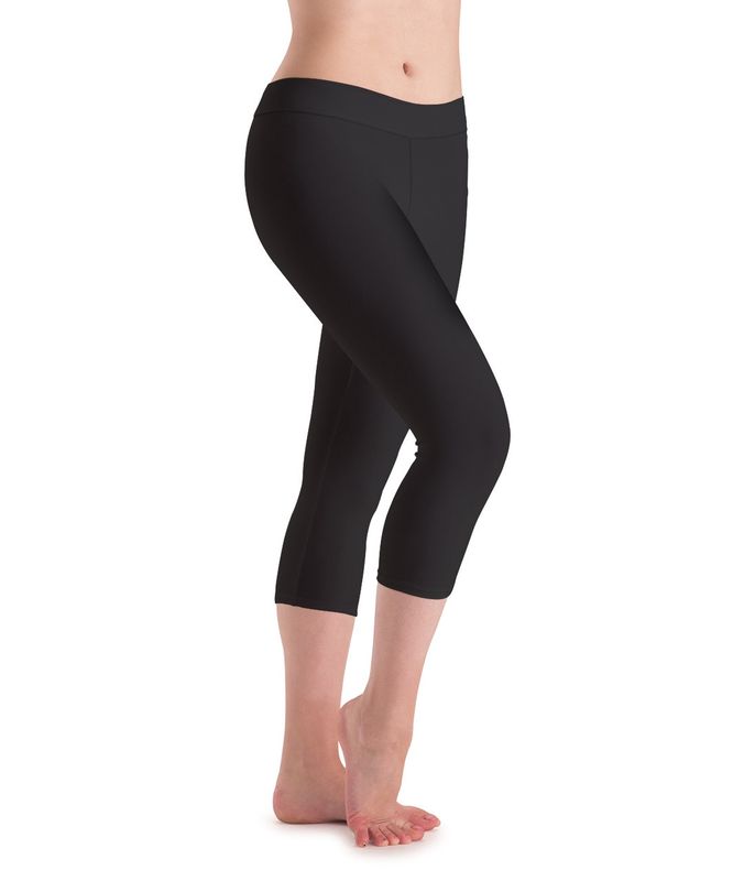 Flat Waist Capri Leggings