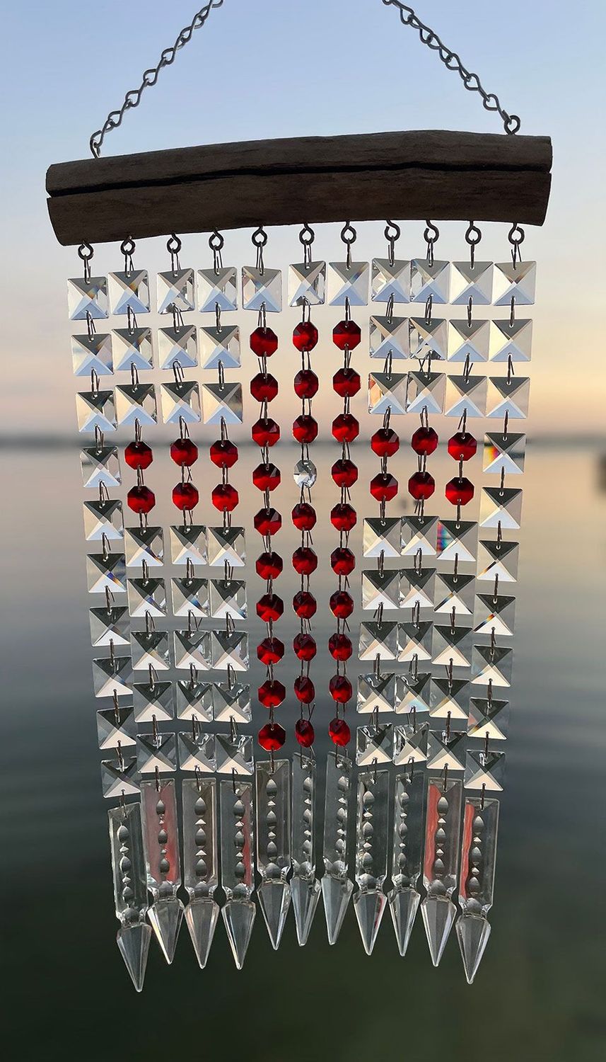 Natural Cross Drape 11 Suncatcher Natural Cross Drape 11 Suncatcher