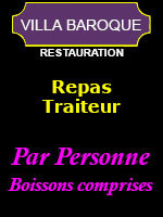 1 Repas traiteur (pour 1 personne) 1 Repas traiteur (pour 1 personne)