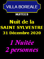 Nuit de la SAINT SYLVESTRE 2020 - Villa Boréale Nuit de la SAINT SYLVESTRE 2020 - Villa Boréale