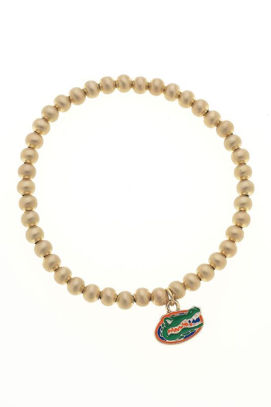 Florida Gators Ball Bead Stretch Bracelet