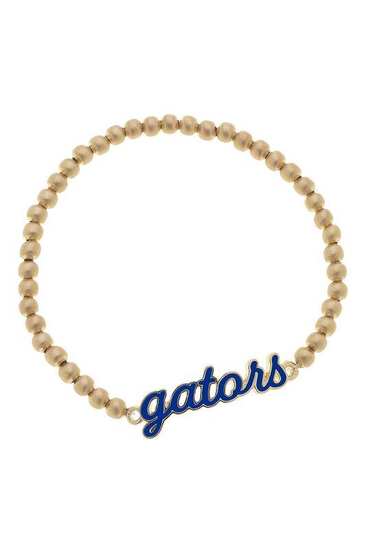 Florida Gators Enamel Script Stretch Bracelet