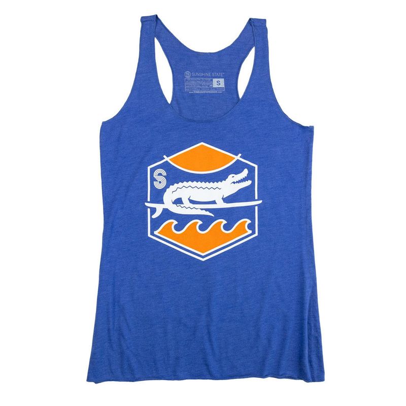 Surf Gator Sunset Triblend Tank