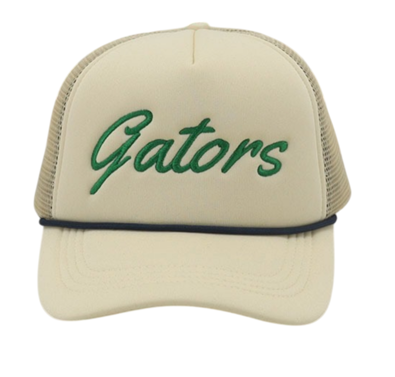 Gators Script Logo Trucker Hat