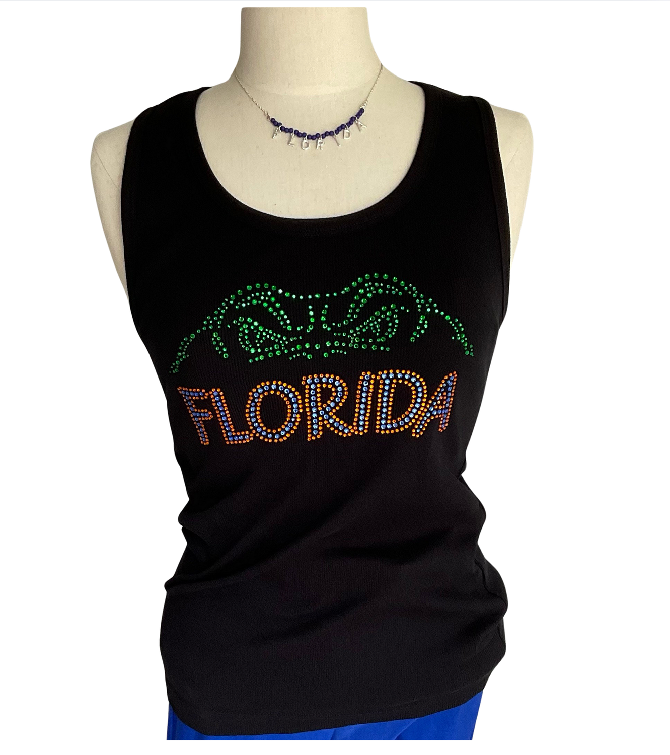 Gator Eyes Crystal Tank Top