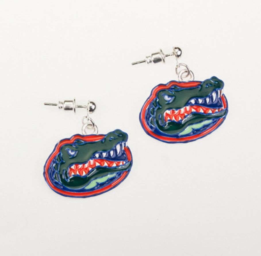 Florida Enamel Logo Earrings