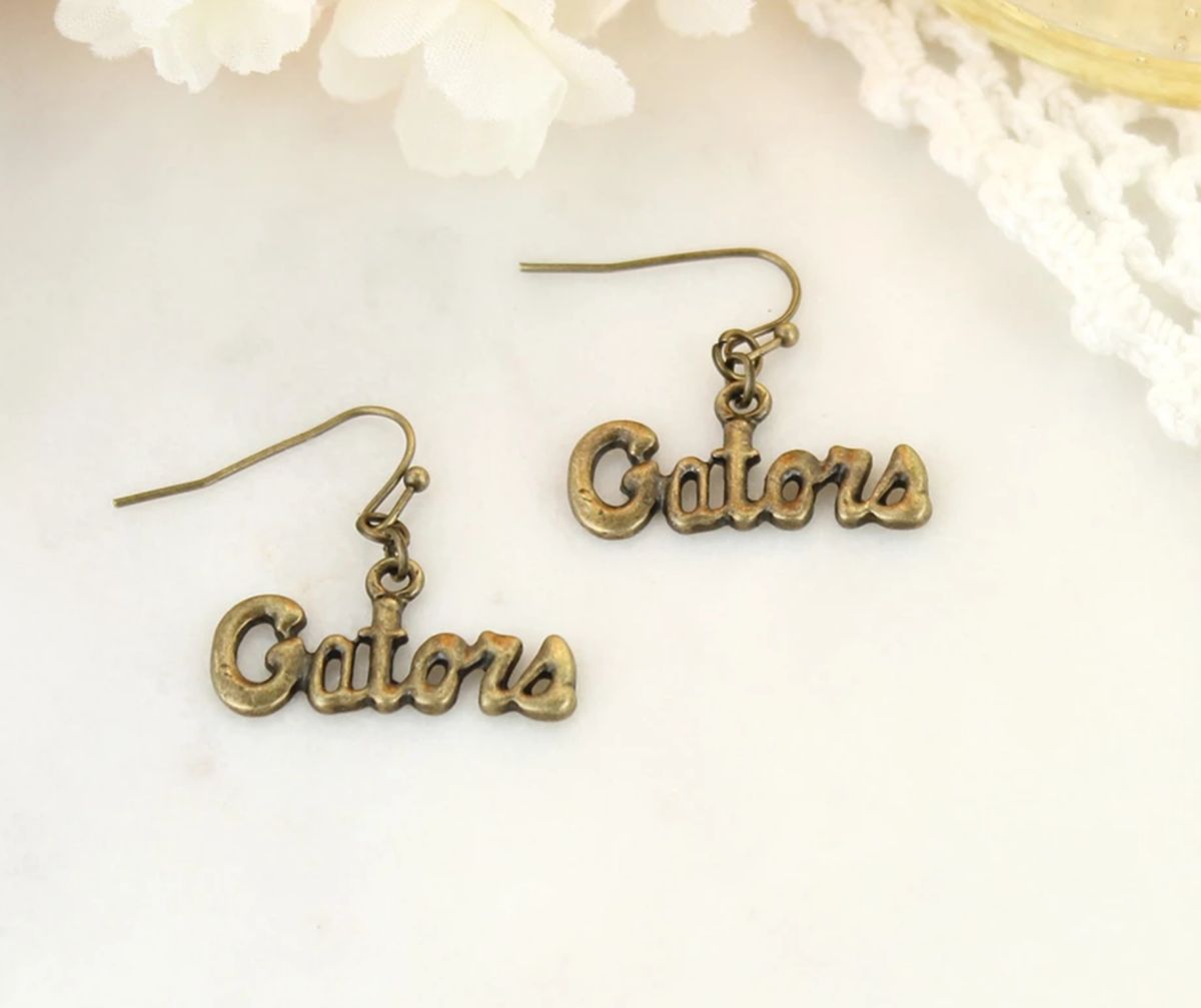 Florida Vintage Style Logo Earrings
