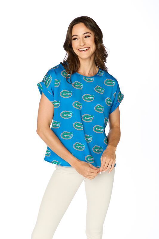 Florida Gators Rolled Cuff Blouse
