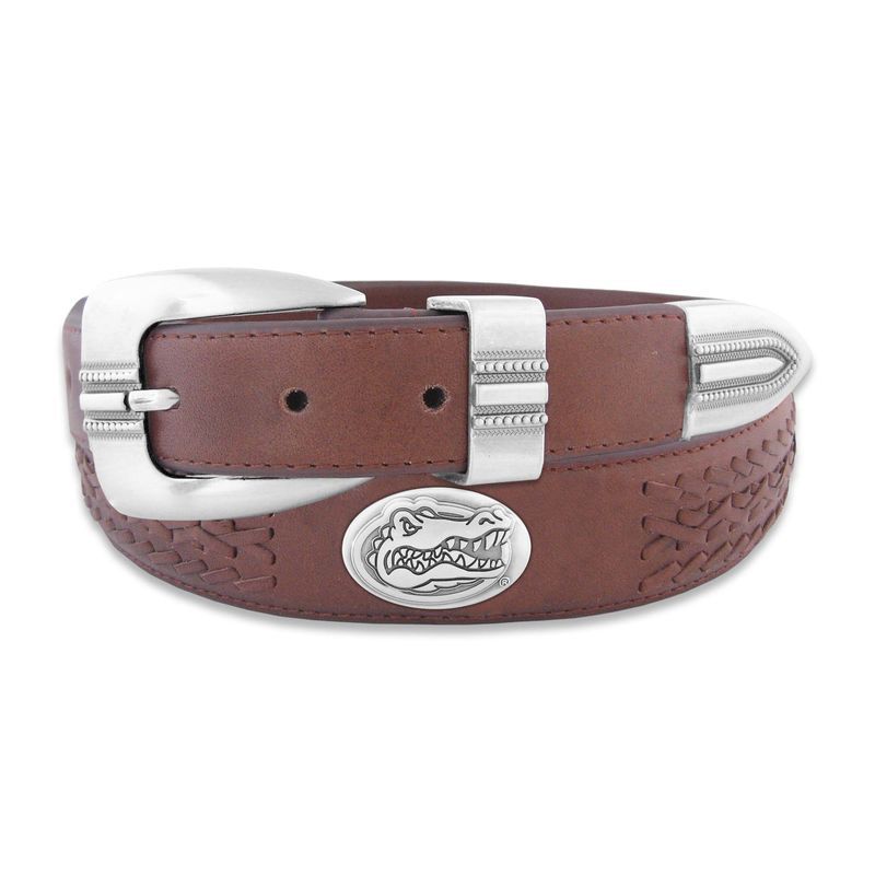 Florida Gators Braided Leather Belt