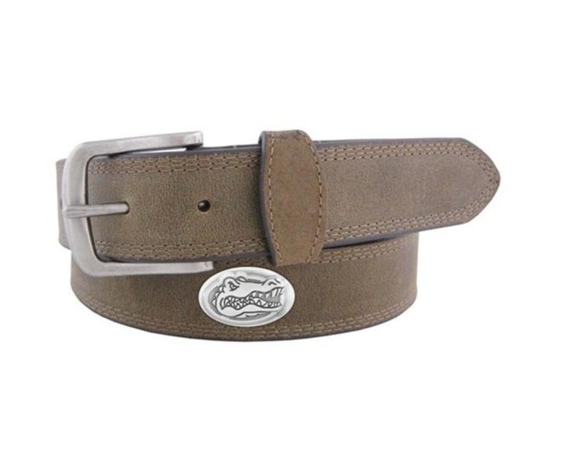 Florida Gators Logo Leather Belt