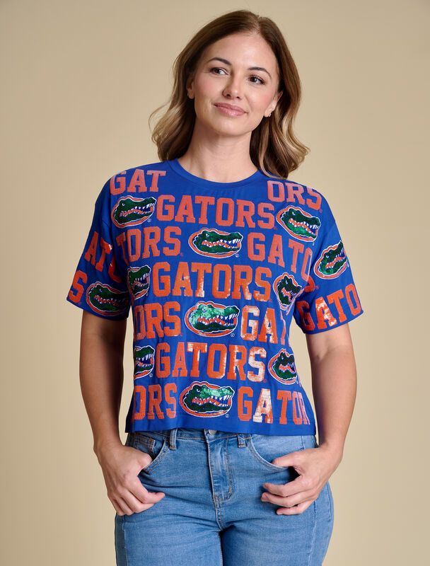 Gators Sequin Repeat Tee