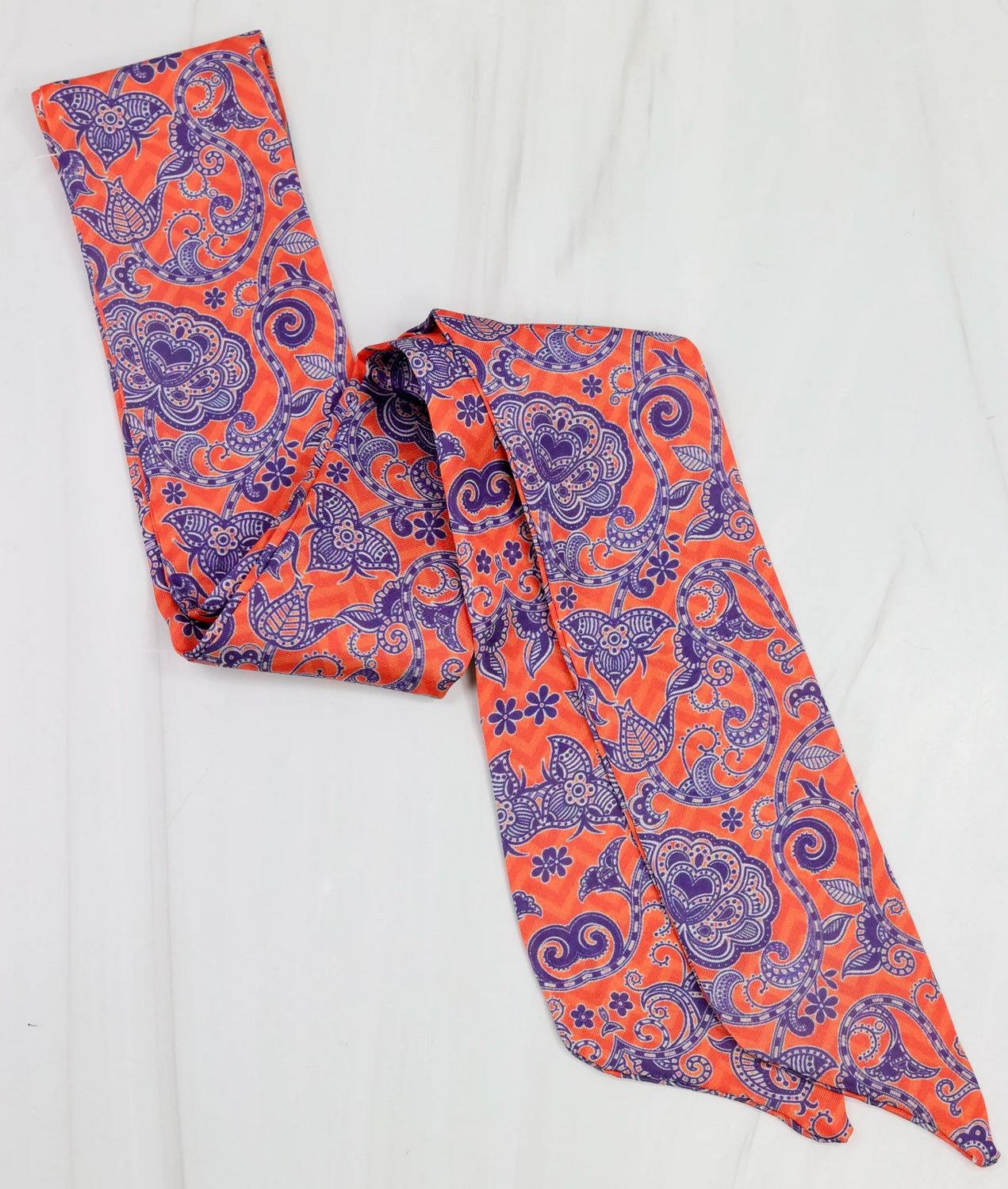 Serafina Scarf Blue Orange