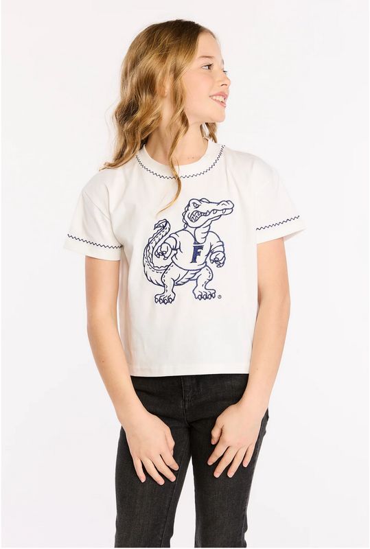 Girls Embroidered Tee
